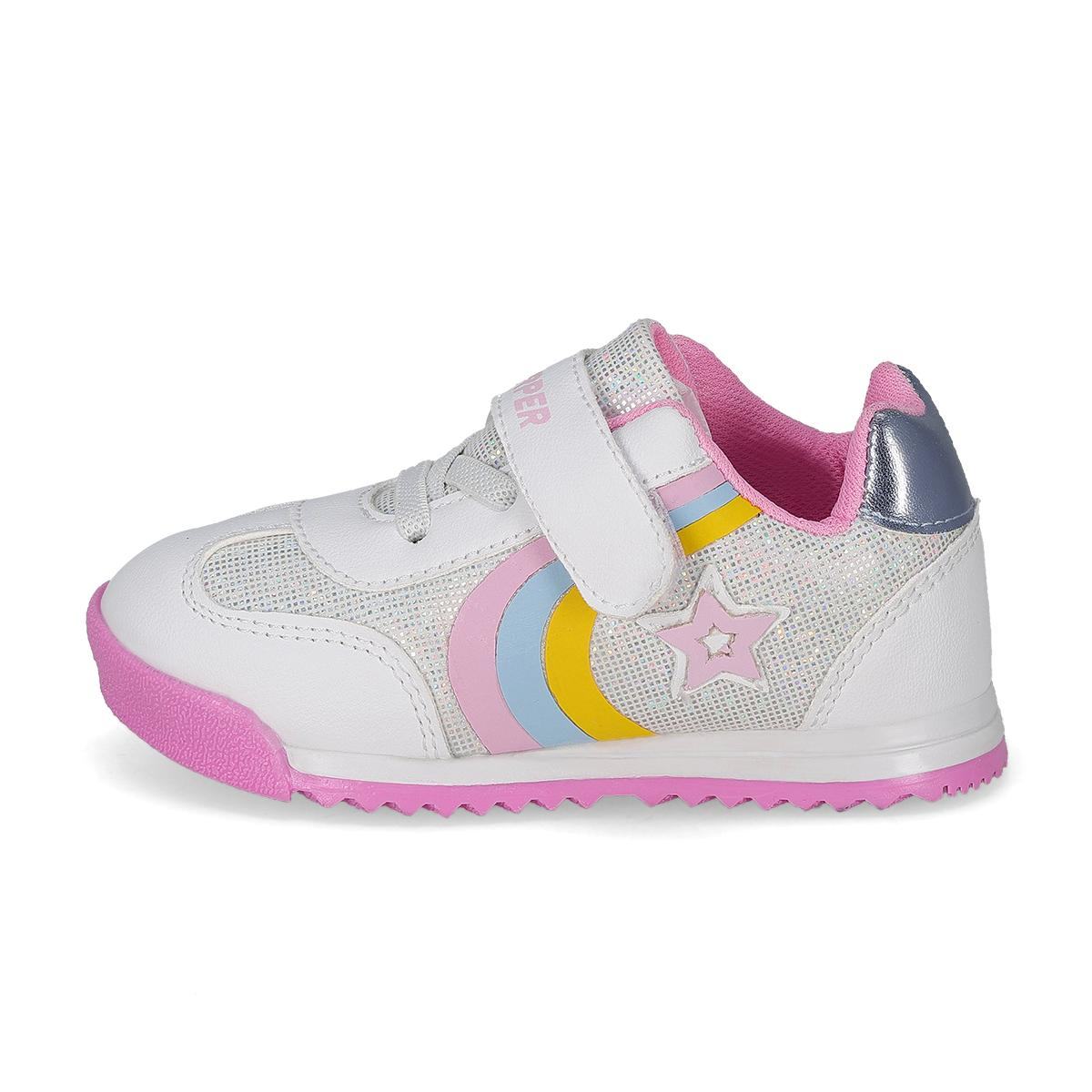 DEPORTIVO INFANTIL GARPER 16 BLANCO ROSA