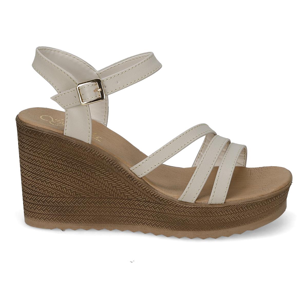 SANDALIA MUJER SAMARA KAMILA 709 LATTE