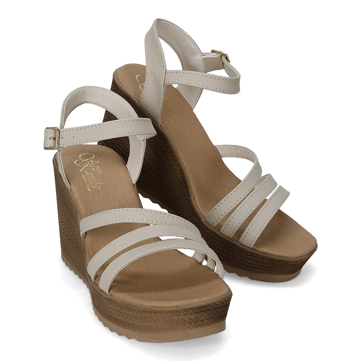 SANDALIA MUJER SAMARA KAMILA 709 LATTE