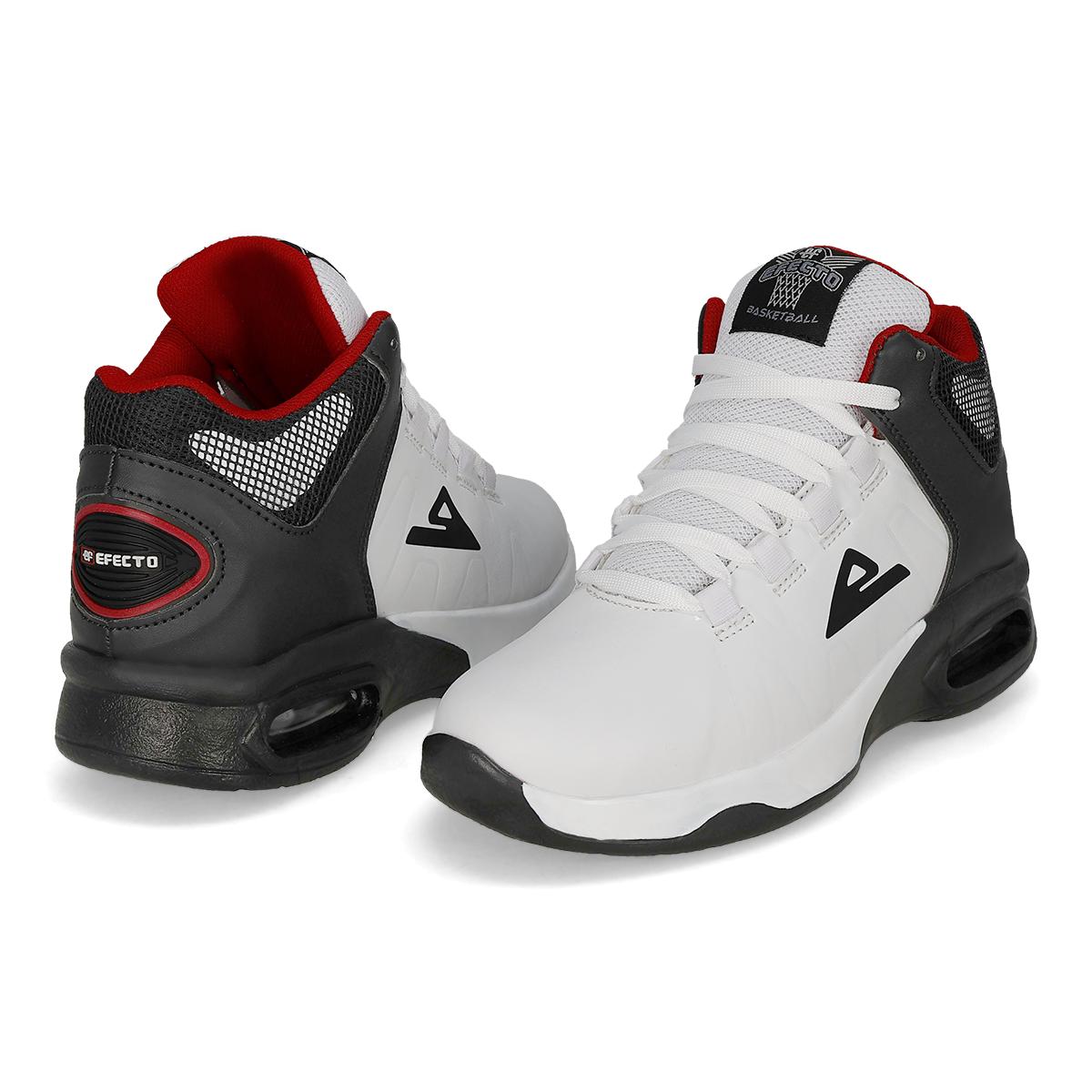 BASQUETBALL INFANTIL EFECTO 602 BLANCO/ROJO/NEGRO