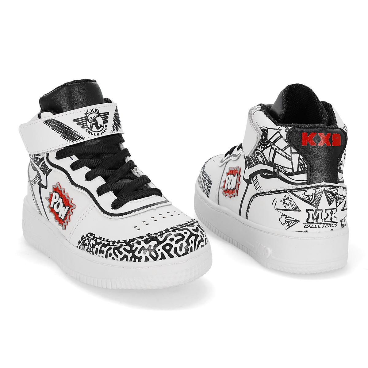 URBANO INFANTIL KX9 515 BLANCO NEGRO