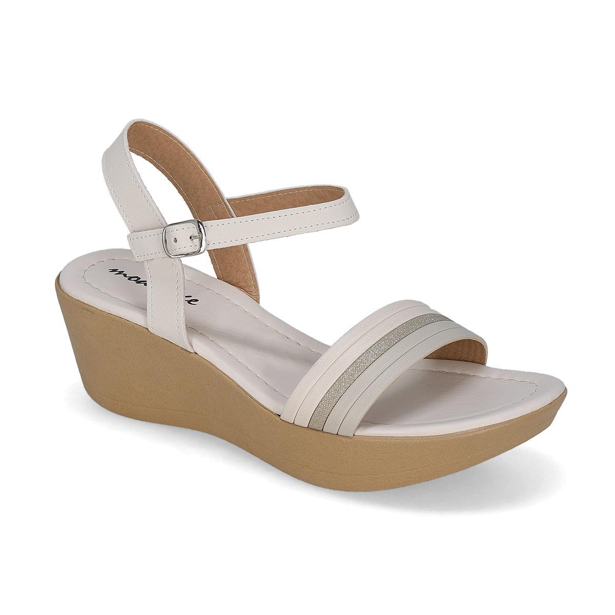 SANDALIA PLATAFORMA MUJER MOA VOGE 179 BLANCO