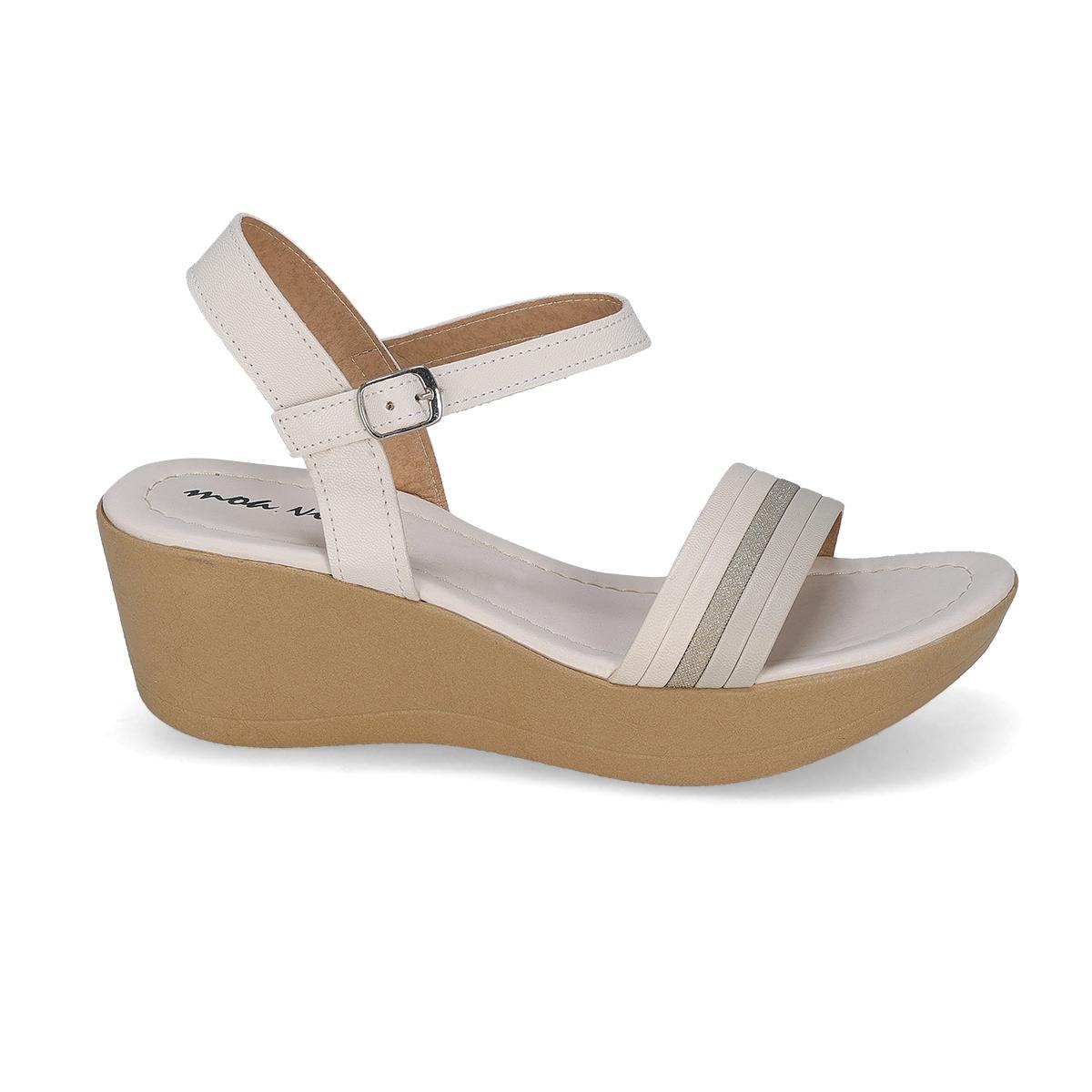 SANDALIA PLATAFORMA MUJER MOA VOGE 179 BLANCO