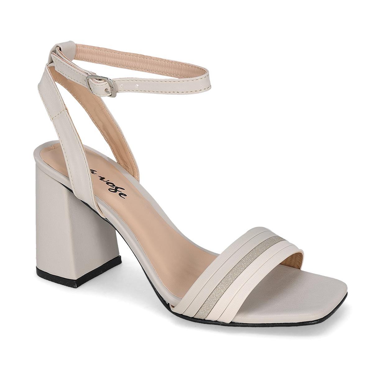 SANDALIA DE TACON MUJER MOA VOGE 337 LATTE
