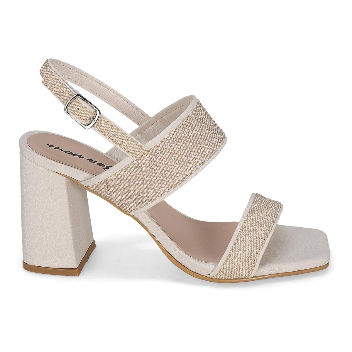 SANDALIA DE TACON MUJER MOA VOGE 338 LATTE
