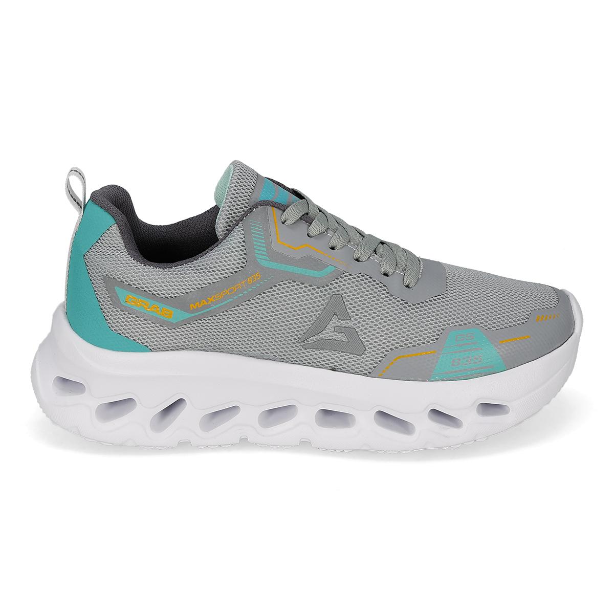 DEPORTIVO MUJER GRAB 835 GRIS/MENTA/PLATA