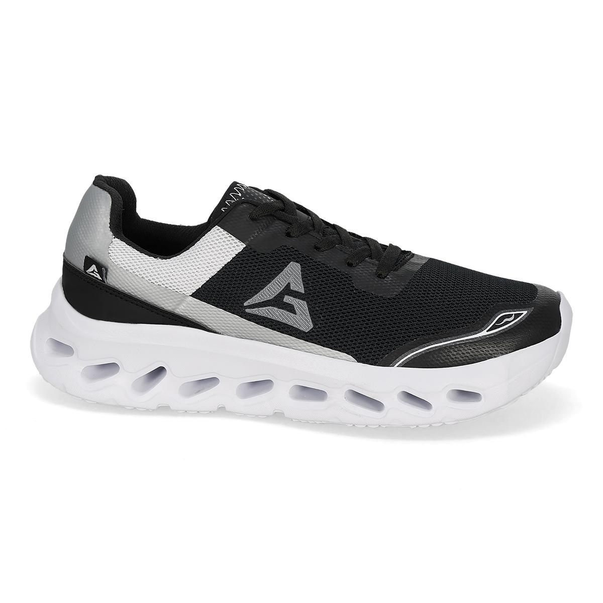 DEPORTIVO HOMBRE GRAB 845 NEGRO BLANCO PLATA