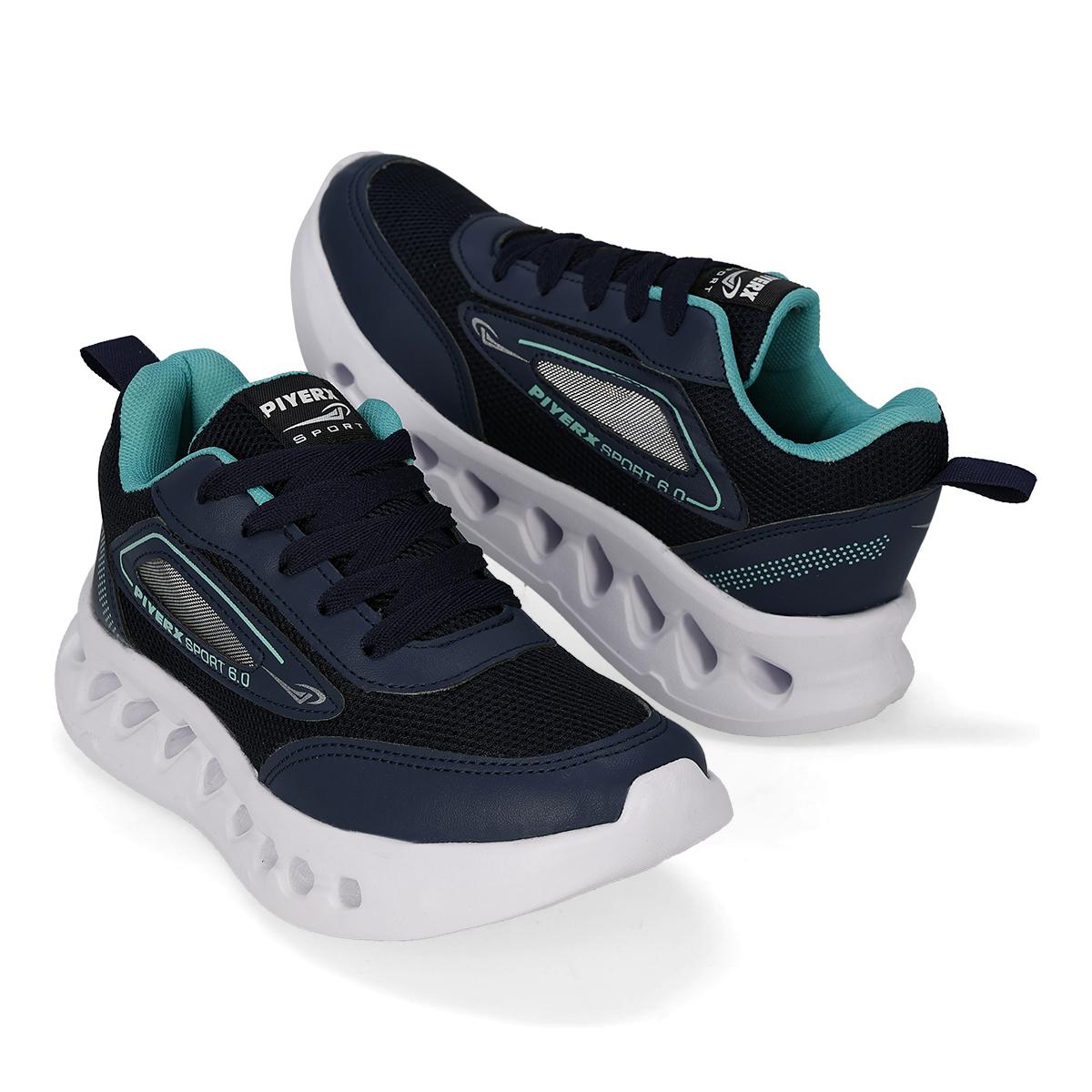 DEPORTIVO MUJER PIYERX 6.0 MARINO/AQUA-OFERTA