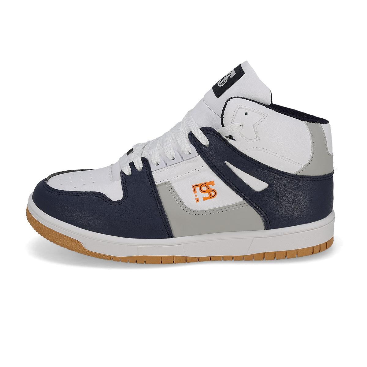 BASQUETBALL HOMBRE NEW STAR NS-79.1 MARINO BLANCO NARANJA