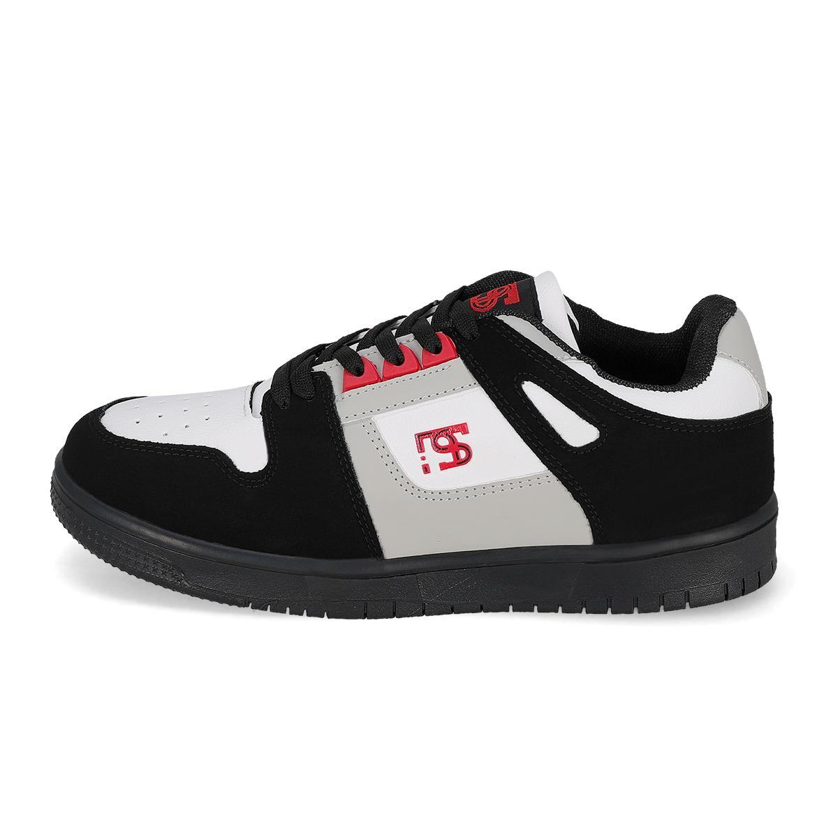 URBANO HOMBRE NEW STAR NS-81.1 NEGRO/BLANCO/GRIS