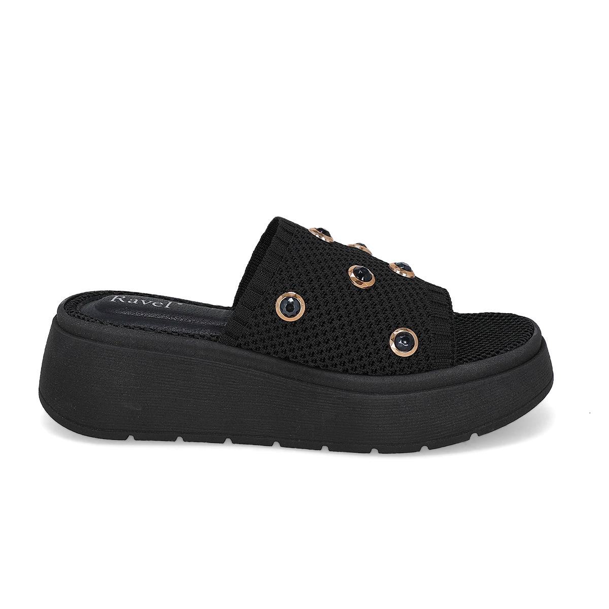 SANDALIA PLATAFORMA MUJER RAVEL 01251 NEGRO