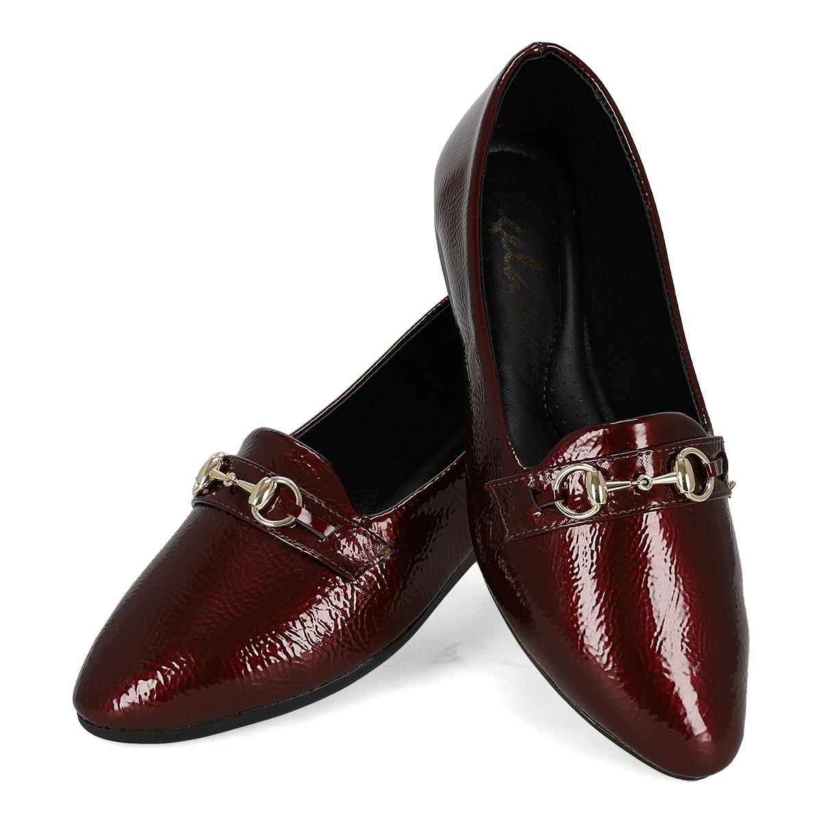 BALLERINA MUJER ANGELA 2072 MERLOT