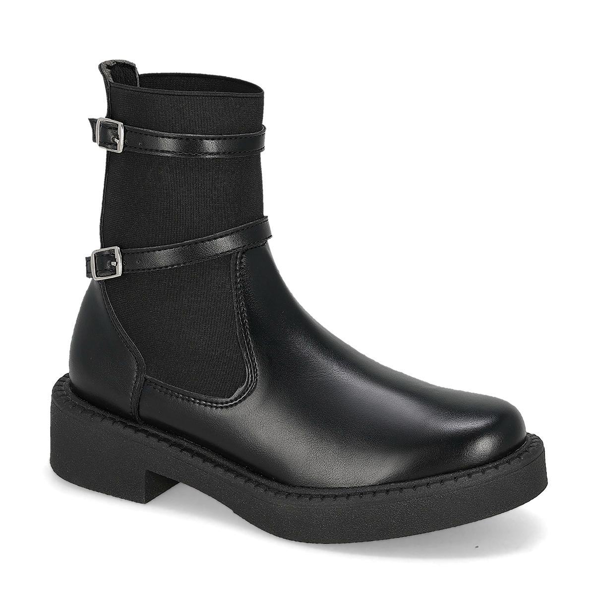 BOTÍN PISO MUJER LIZETTE SHOES 604 NEGRO