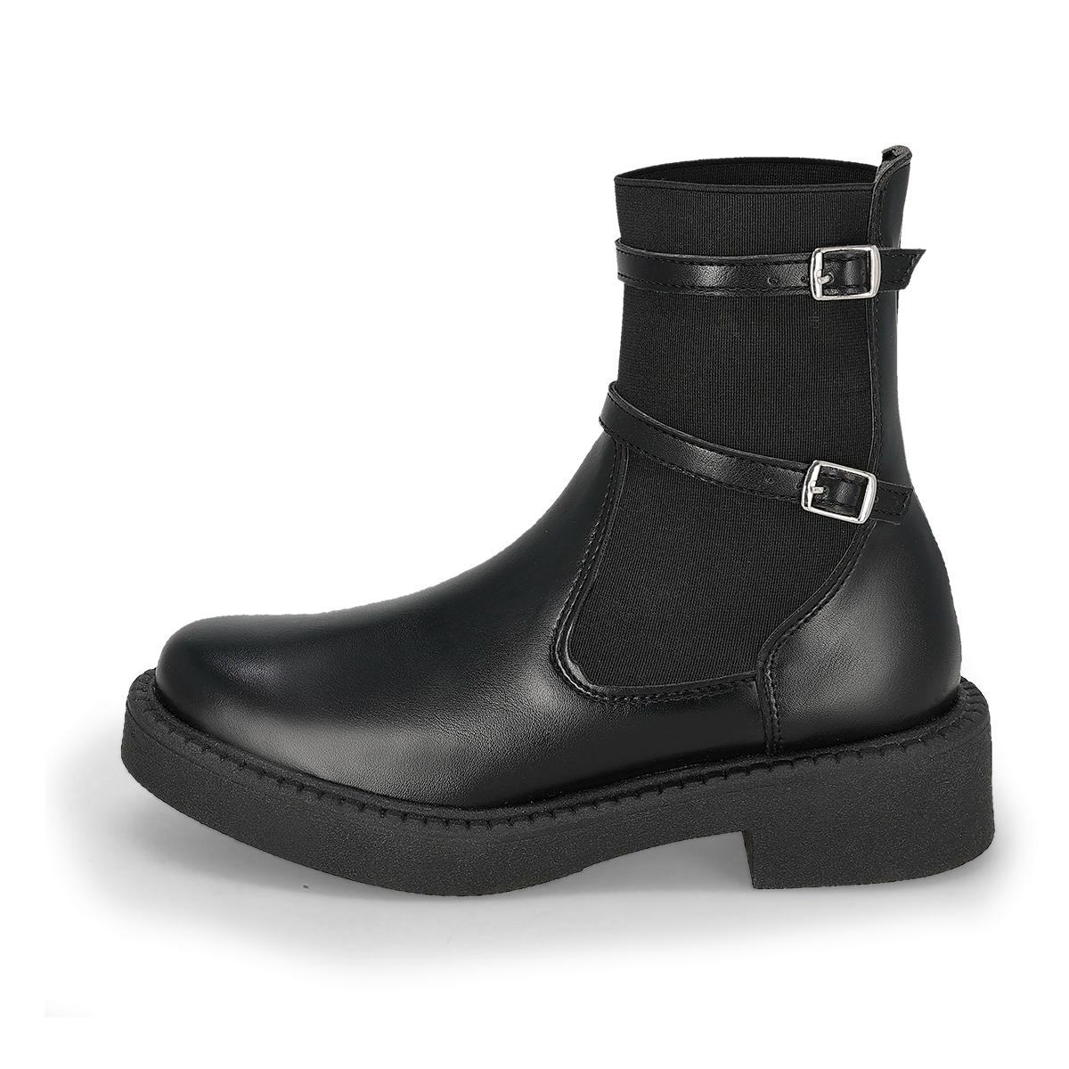 BOTÍN PISO MUJER LIZETTE SHOES 604 NEGRO