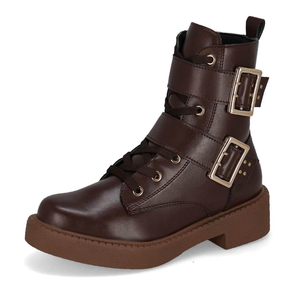 BOTÍN PISO MUJER LIZETTE SHOES 603 MOKA