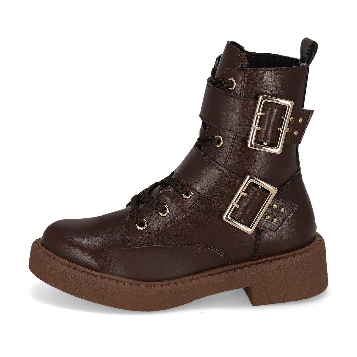 BOTÍN PISO MUJER LIZETTE SHOES 603 MOKA