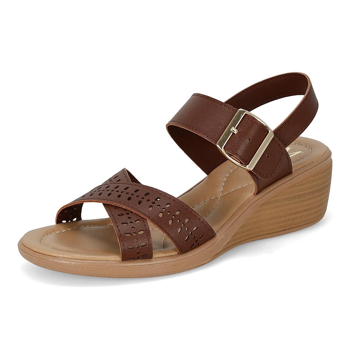 SANDALIA DE CUÑA MUJER MAXIM 564 COMINO