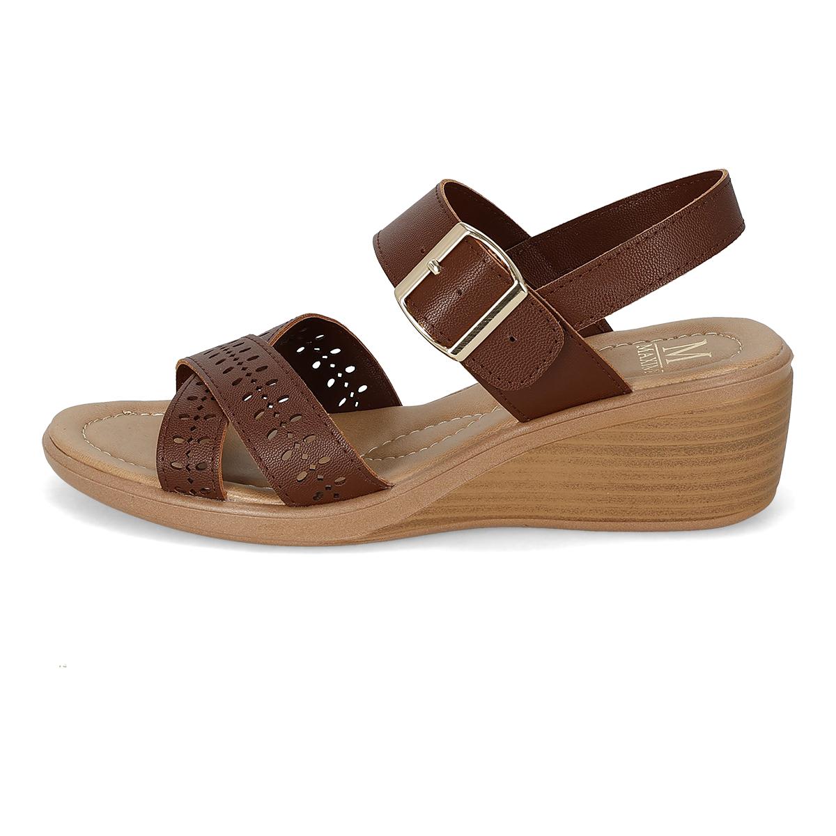 SANDALIA DE CUÑA MUJER MAXIM 564 COMINO