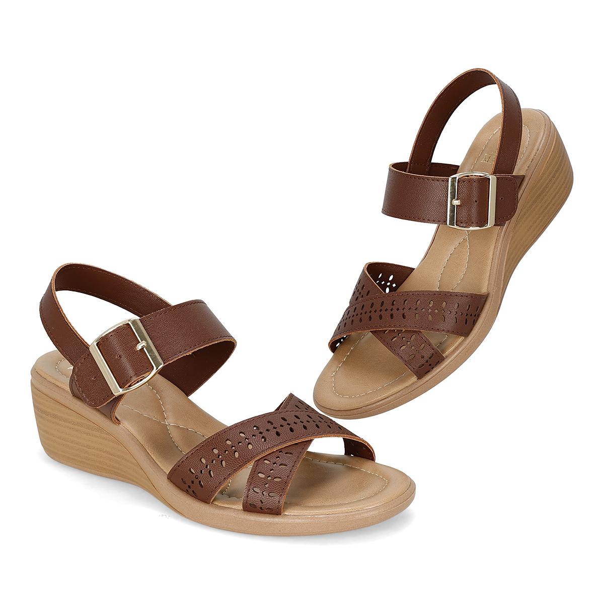 SANDALIA DE CUÑA MUJER MAXIM 564 COMINO