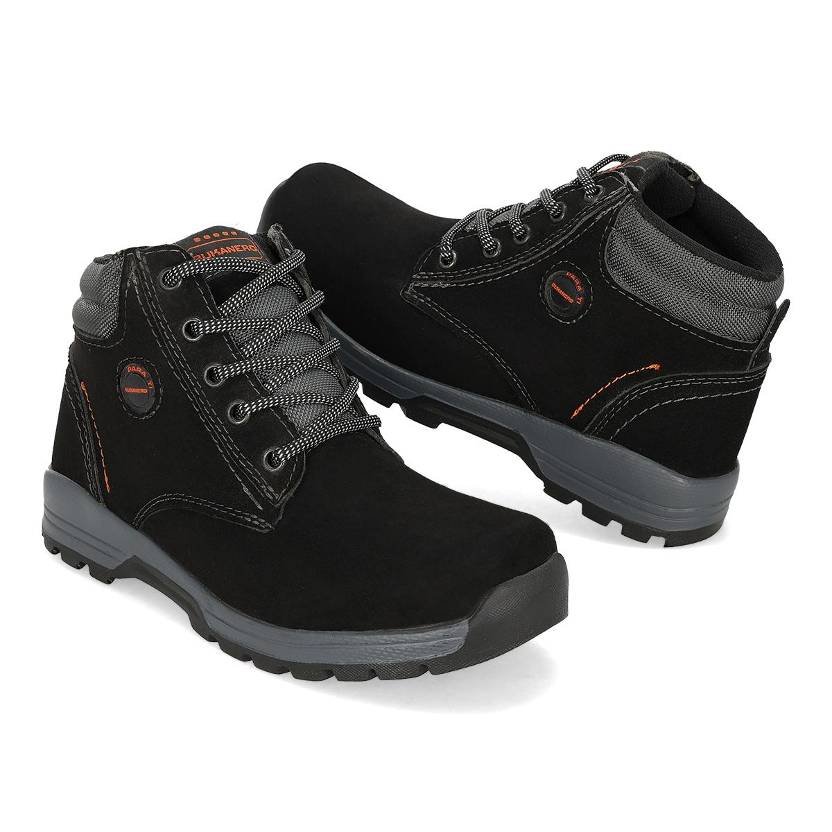 BOTA HIKING INFANTIL BUKANERO 703 NEGRO