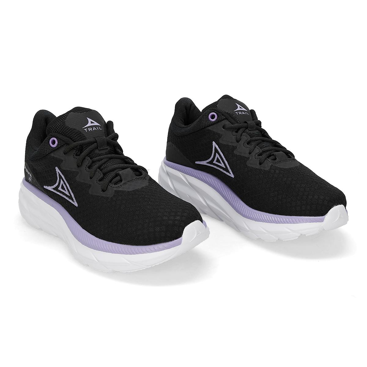DEPORTIVO MUJER PIRMA 8016 NEGRO/MORADO
